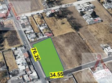 Terreno / Lote · 2634m² · San Gaspar Metepec, Cercania a San Mateo Atenco, Venta