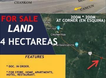 Terreno / Lote · 40000m² · Amplio Terreno en Venta Cerca Valladolid Sobre Carretera (Nvt - 1286)