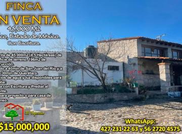 Villa de 3 habitaciones, Aculco · Aculco. Estado de México. Finca de 4.5 Has en Venta.