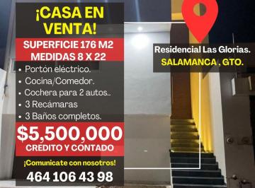 Casa de 3 habitaciones, Salamanca · Casa en Venta, Las Glorias, Salamanca Gto