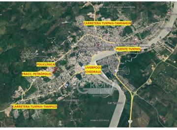 Terreno / Lote · 20000m² · Excelente Terreno en Venta Ideal Para Desarrollo Habitacional a un Lado de Petrópolis, Tuxpan