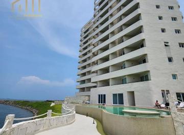 Departamento · 80m² · 2 Recámaras · Departamento Frente Al Mar en La Riviera Veracruzana