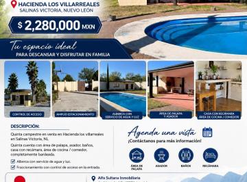 Quinta de 1 habitación, Salinas Victoria · Hermosa Quinta Campestre
