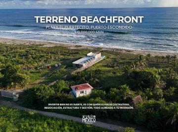 Terreno / Lote · 3000m² · Terreno en Venta en Puerto Escondido, Oaxaca - Frente a Playa El Puertecito
