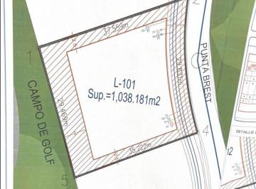 Terreno / Lote · 1038m² · Terreno en Venta Marina Punta Tiburon Riviera Veracruzana