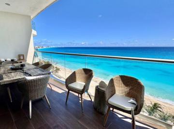 Departamento de 3 habitaciones, Benito Juárez · Departamento Vista Al Mar y Laguna, Venta en Lahia, Zona Hotelera, Cancún