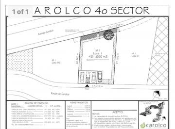 Terreno / Lote · 421m² · Terreno en Carolco