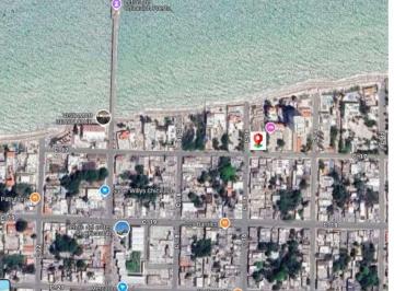 Terreno / Lote , Chicxulub Pueblo · Excelente Terreno en Renta Frente Al Mar en Esquina