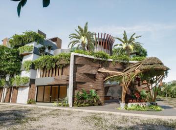 Departamento · 91m² · 2 Recámaras · 2 Estacionamientos · Departamento en Venta en Tulum 2 Habitaciones con Coworking, Cabina de Audio y Video, Alberca