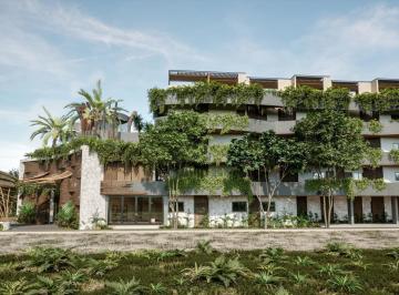 Departamento · 99m² · 2 Recámaras · 2 Estacionamientos · Departamento en Venta en Tulum 2 Habitaciones con Sala de Cine, Área de Yoga, Spa
