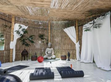 Departamento · 93m² · 2 Recámaras · 2 Estacionamientos · Departamento en Venta en Tulum 2 Habitaciones con Área de Yoga, Sala de Cine, Spa y Cabina de Video