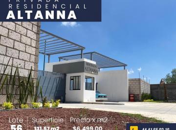 Terreno / Lote · 131m² · Lote de Terreno en Altanna Residencial