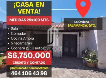 Casa de 5 habitaciones, Salamanca · Casa en Venta, Carretera La Ordeña, Salamanca Gto