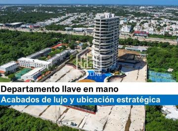 Departamento · 165m² · 2 Recámaras · 2 Estacionamientos · Exclusivo Departamento Nuevo Llave en Mano con Acabados de Alta Gama y Ubicación Estrat