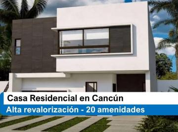 Casa · 156m² · 3 Recámaras · 2 Estacionamientos · Casa de 3 Recámaras Llave en Mano, Av Huayacán en Privada de Primer Nivel