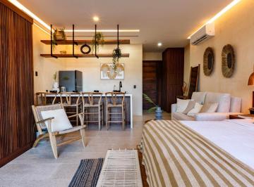 Departamento · 48m² · 1 Recámara · ¡Oportunidad de Inversión! Estudio con Vista Al Mar y Alberca Infinita en Puerto Morelos