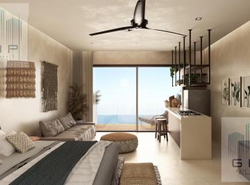 Departamento · 53m² · 1 Recámara · ¡Oportunidad de Inversión! Estudio con Vista Al Mar y Alberca Infinita en Puerto Morelos