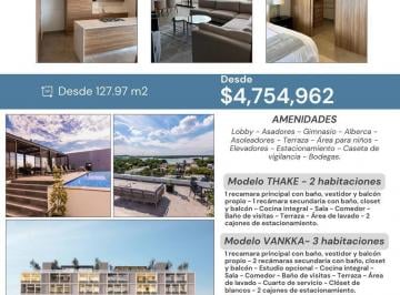 Departamento · 128m² · 2 Recámaras · 2 Estacionamientos · Departamentos en Venta en Torre Manath, Col. El Charro, Tampico, Tamps.
