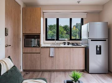 Departamento de 1 habitación, Cuauhtémoc · Renta Hipodromo Condesa Loft Amueblado y Servs Incluidos con A/c