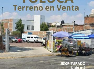 Terreno / Lote · 1160m² · Terreno en Venta en Toluca - Centrico / Uso Mixto