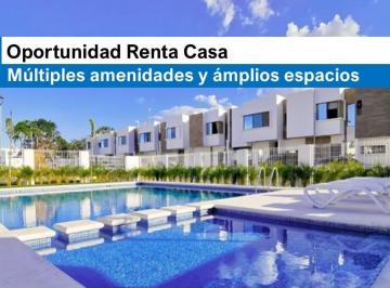 Casa · 133m² · 3 Recámaras · 2 Estacionamientos · Renta Hermosa Casa de 3 Recámaras en Privada con Jardín y Amenidades
