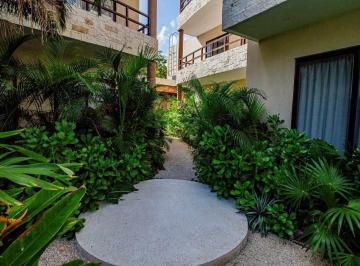 Departamento · 105m² · 2 Recámaras · ¡Estudio con Jardín Privado en Tulum! Entrega Inmediata (Cerca de Av Kukulkán)