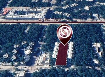 Terreno comercial , Tulum · Terreno Mixto Frente a La Av Fundadores, en Venta, Region 15, Tulum.