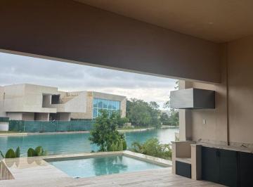 Casa en condominio · 480m² · 5 Recámaras · 4 Estacionamientos · Residencia Frente Al Lago Kanah Yucatán Country Club