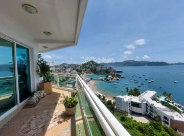 Departamento de 3 habitaciones, Acapulco de Juárez · Departamento con Vista Espectacular en Venta, en Bocachica en Caleta, 3rec. 3bñs. a 100 m de Playa.
