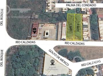 Lotes 3 y 4 · Renta de Terreno Comercial con 1,702 m² en Av Rio Calzadas, Fracc. Santa Isabel, Coatzacoalcos