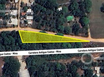 Terreno / Lote · 1382m² · Terreno en Venta en Carretera Antigua Coatza - Mina, Km 15, Cosoleacaque Ver.