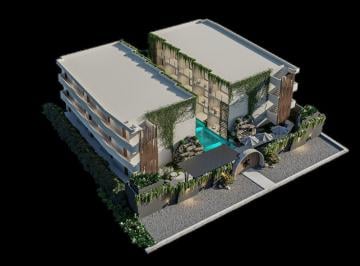Departamento · 50m² · 1 Recámara · 1 Estacionamiento · Departamento de 1 Recamara en Tulum en Venta con Alberca, Bar, Gym