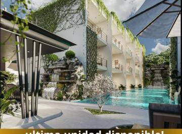 Departamento · 50m² · 1 Recámara · 1 Estacionamiento · Departamento de 1 Recamara en Tulum en Venta con Alberca, Bar, Gym
