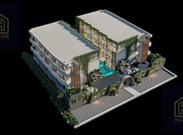 Departamento · 50m² · 1 Recámara · 1 Estacionamiento · Departamento de 1 Recamara en Tulum en Venta con Alberca, Bar, Gym