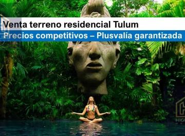 Terreno / Lote · 136m² · Invierte en Tulum: Terreno con Ubicación Privilegiada y Financiamiento Directo
