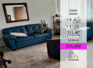 Oficina · 115m² · Renta de Oficina Colonia Avante