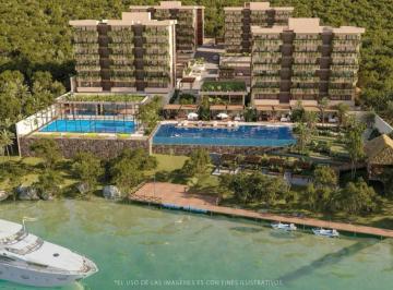 Departamento · 87m² · 2 Recámaras · 1 Estacionamiento · Paraíso del Estero Departamento en Venta, con Vista Al Rio, 2 Recamaras, Muelle y Amenidades