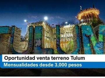 Terreno / Lote · 165m² · Gran Oportunidad de Inversión en Tulum, Plusvalía Garantizada Desde $3,000 Pesos Al Mes