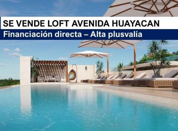 Departamento · 57m² · 1 Recámara · 1 Estacionamiento · Loft en Cancún con Financiamiento Sin Banco y 30% de Enganche