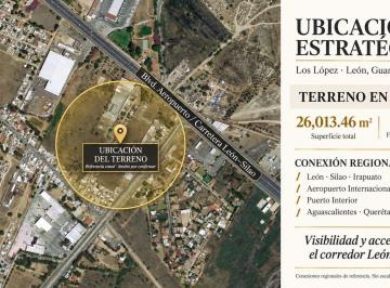 Terreno / Lote · 26013m² · Terreno en Venta en Blvd Aeropuerto León Guanajuato