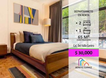 Departamento · 65m² · 2 Recámaras · Súper Departamentos en Excelente Ubicación en del Valle