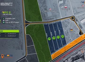 Terreno / Lote · 137823m² · Terrenos Industriales de 2 Ha a 8.6 Ha Ffcc Cpkc