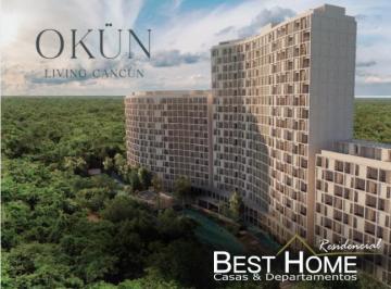 Departamento · 742m² · 2 Recámaras · 2 Estacionamientos · Departamentos en Preventa Okün Living Cancún