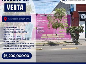 Terreno / Lote , Gustavo A. Madero · Dominio Inmobiliario Propone en Venta Terreno Sobre Av Principal en Col. Vasco de Quiroga