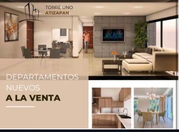 Departamento de 2 habitaciones, Atizapán de Zaragoza · Departamentos en Torre Uno, Jardines de Atizapán