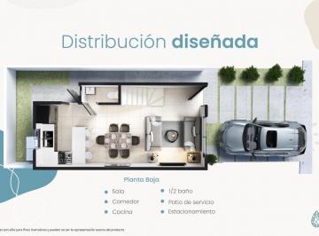 Casa · 77m² · 2 Recámaras · Casa en Jade Residencial, La Joya.