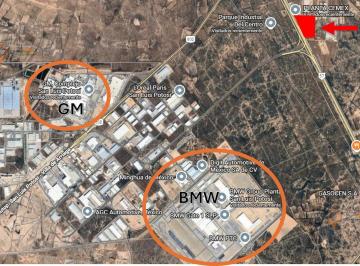 Terreno / Lote · 140000m² · Terreno Industrial /comercial de 1 Ha a 14 Ha Carr. 57 Slp