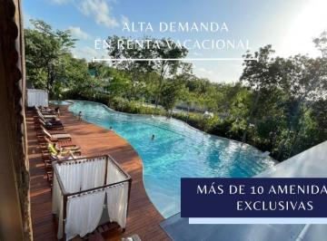 Departamento · 72m² · 1 Recámara · 1 Estacionamiento · Departamento en Tulum de 1 Habitación con Gimnasio y Alberca, Zona con Alta Plusvalia Cerca del Mar
