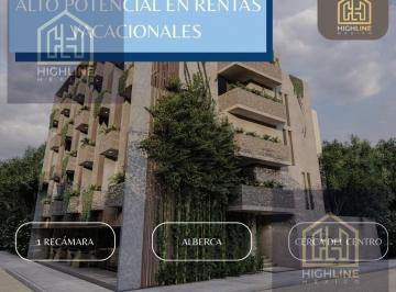 Departamento · 80m² · 2 Recámaras · 1 Estacionamiento · Departamento en Tulum 1 Habitacion con Alberca Privada - Alta Rentabilidad Entrega Inmediata