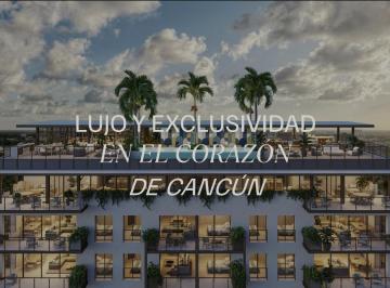 Departamento · 147m² · 3 Recámaras · 2 Estacionamientos · Departamento de Lujo en Venta en Cancun 3 Habitaciones Pet Park Gym Sustentable Bitcoin